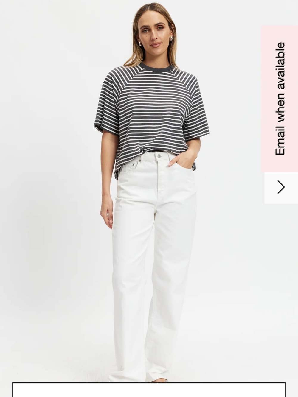 Apéro Label Box Cut Tee - Nursing shirt with zipper